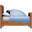 Person asleep in bed